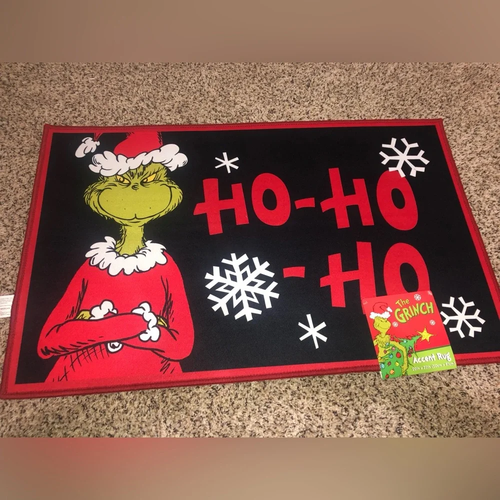 The Grinch Christmas Accent Rug